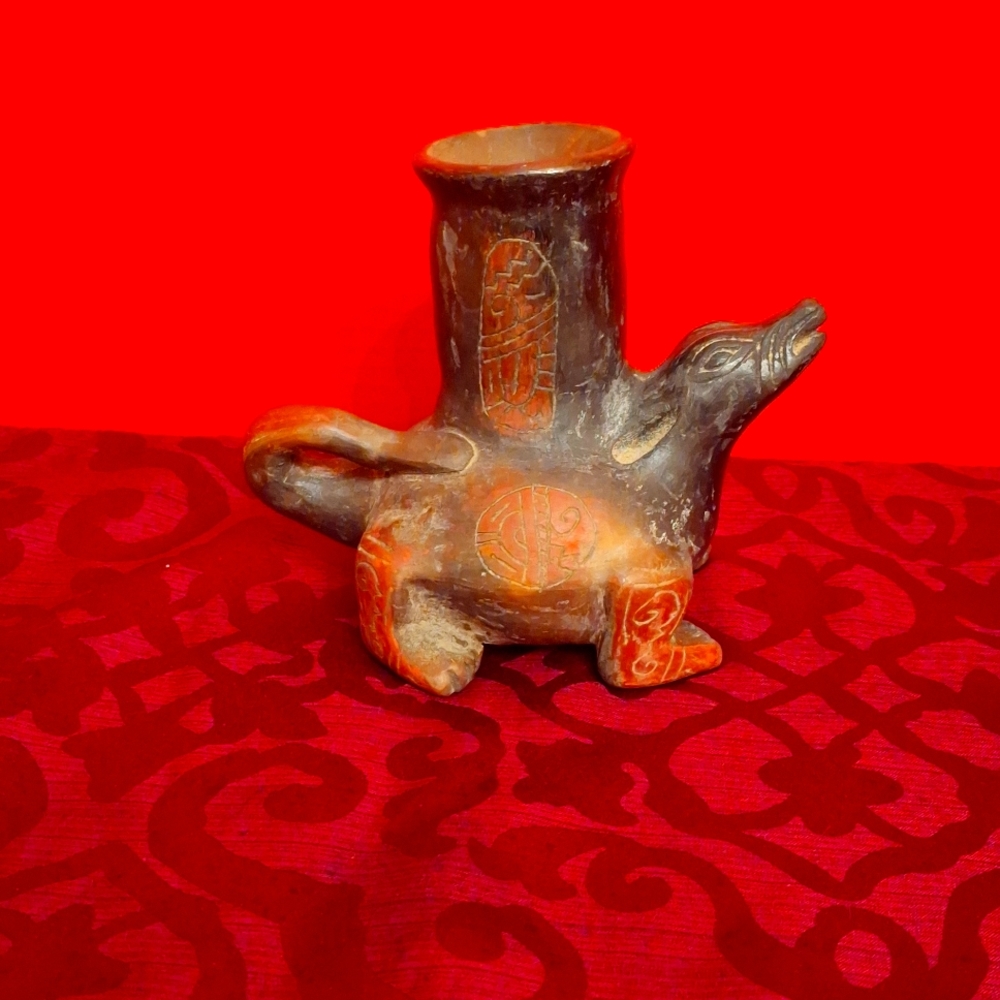 Effigy Dog-Shaped Vase/Vessel